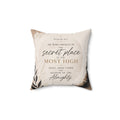 Psalm 91:1 — Secret Place Pillow